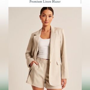 Abercrombie premium Linen blazer